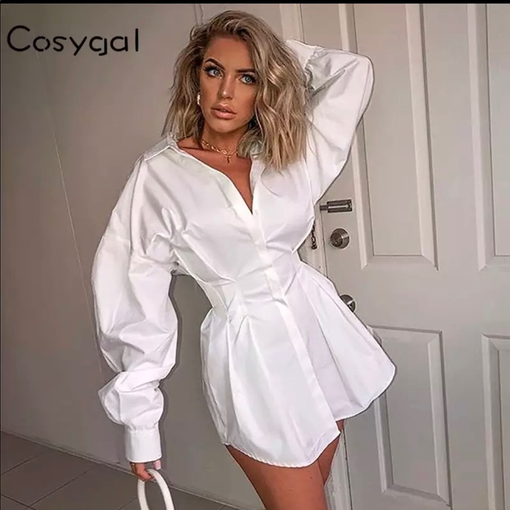 A nice white dress for dinner our party